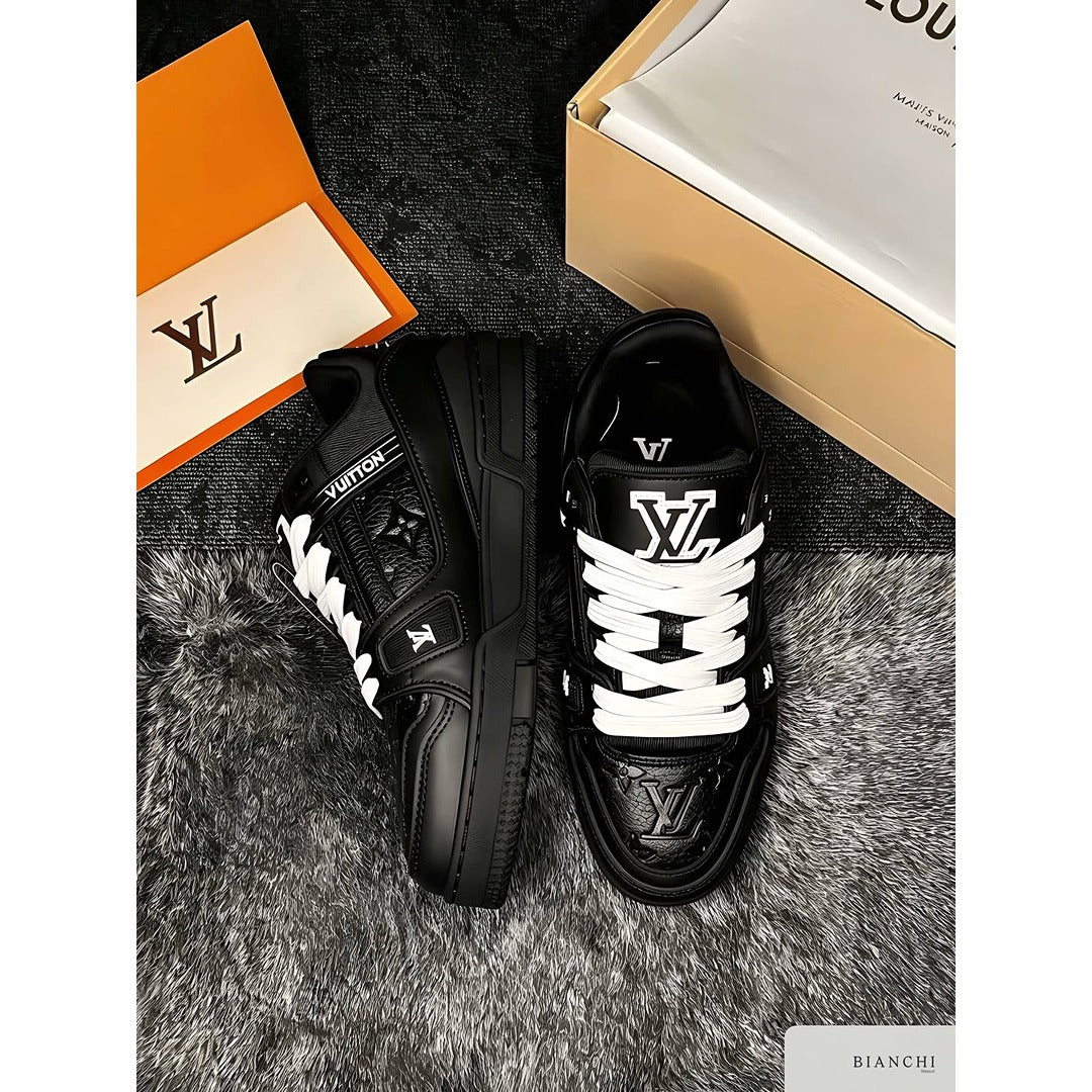 LOUIS VUITTON LV TRAINER ALL BLACK