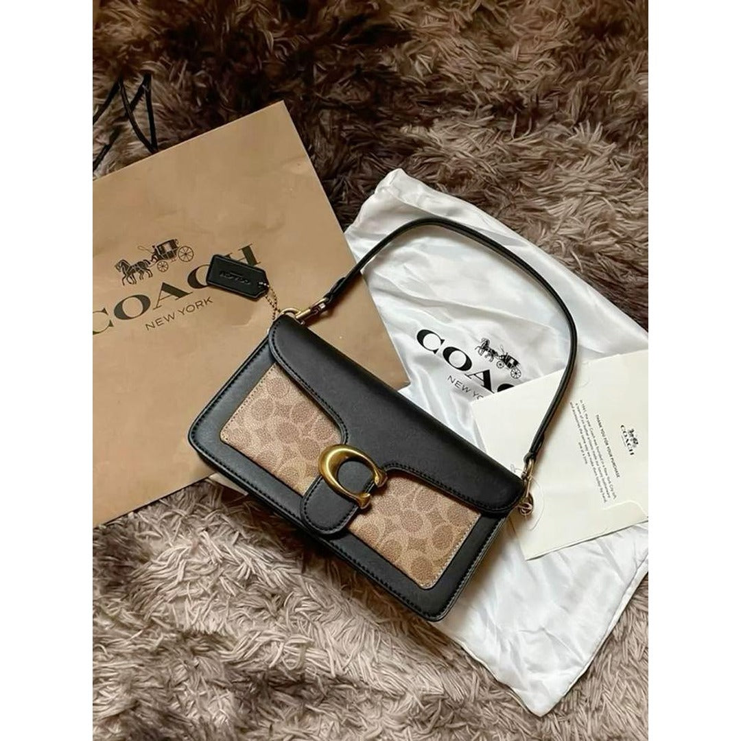 COACH TABBY SHOULDER BAG SIGNATURE CANVAS