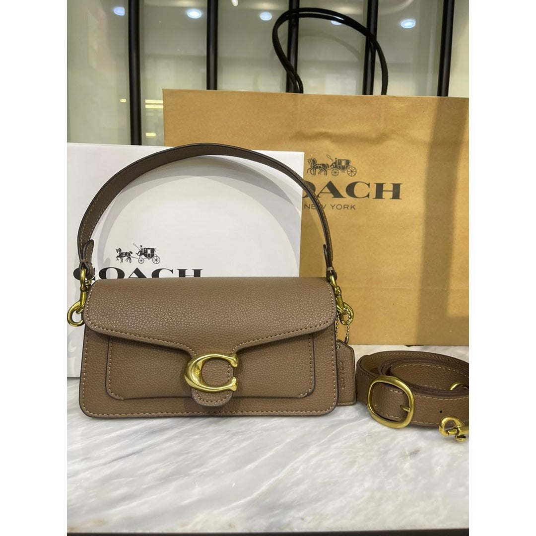 COACH TABBY 20 CHOCOLATE BROWN SHOULDER BAG