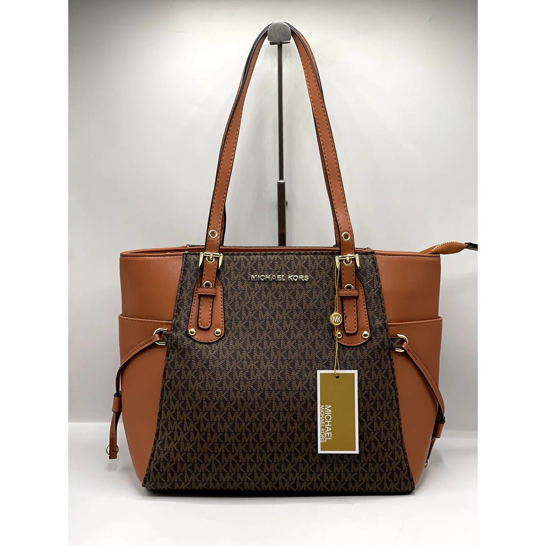 MICHAEL KORS VOYAGER TOTE MK SIGNATURE BAG