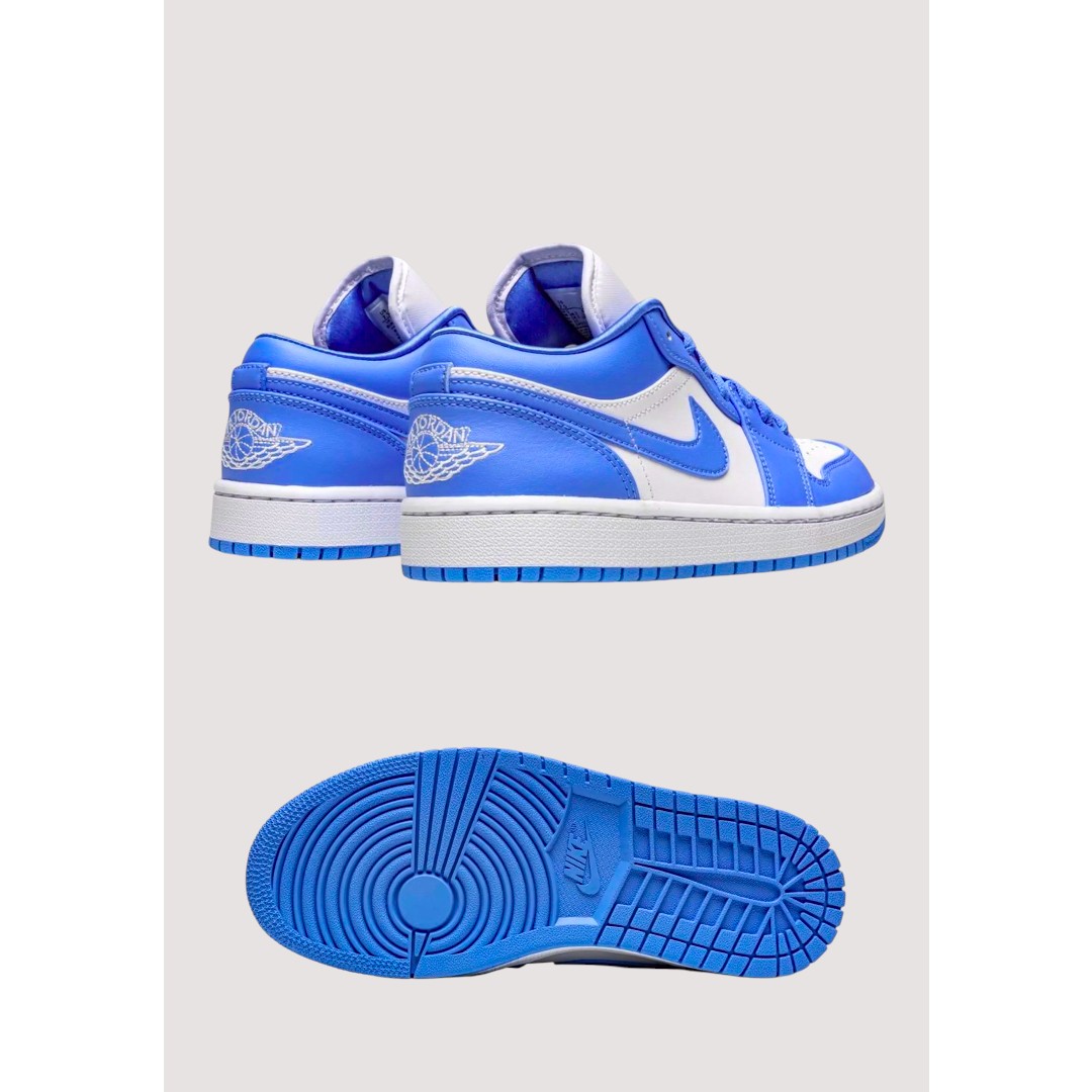 AIR JORDAN 1 LOW UNC SKY BLUE WHITE