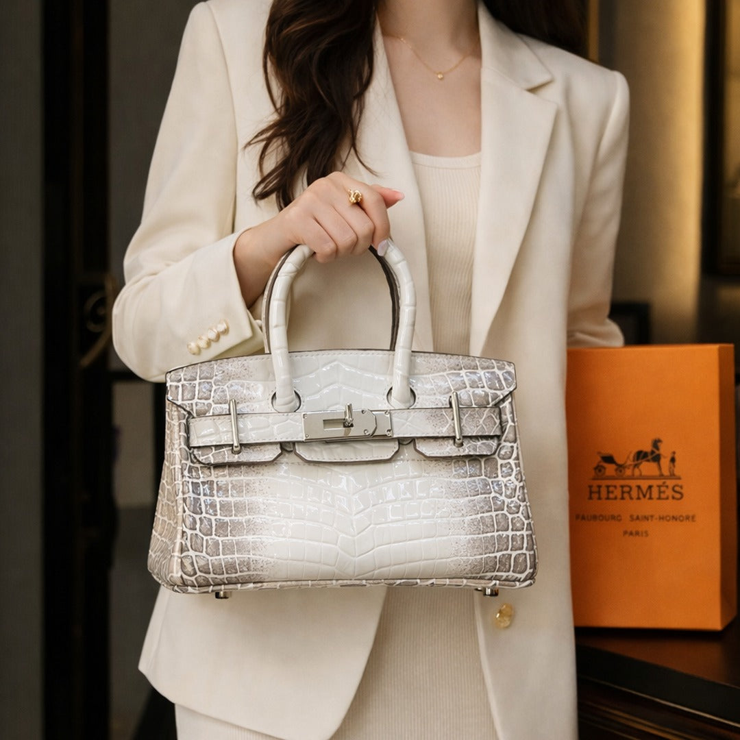 HERMES CROCODILE HANDBAG
