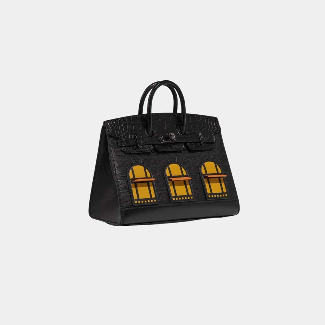 HERMES BIRKIN FAUBOURG SELLIER BLACK LIMITED EDITION