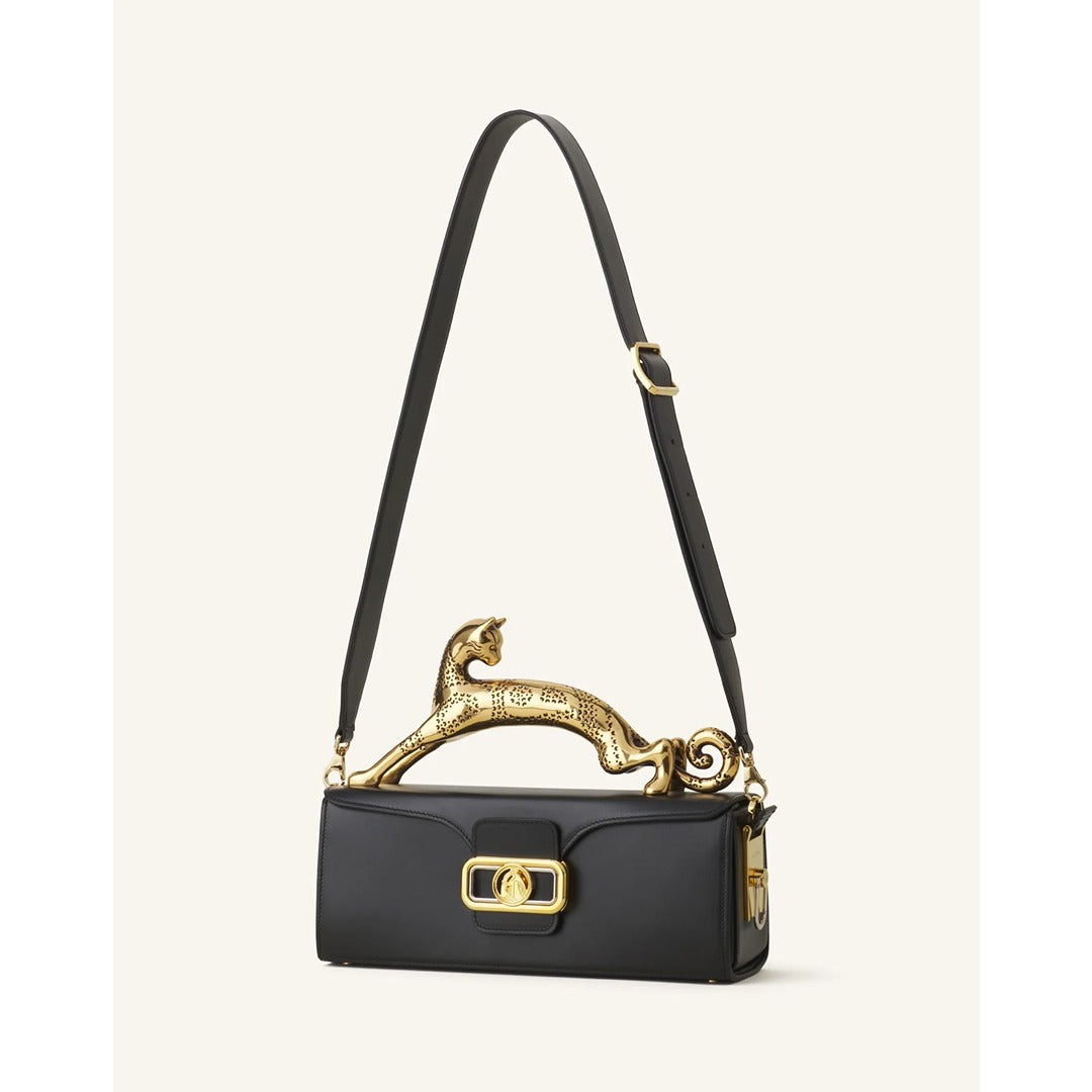 LANVIN PENCIL CAT MATTE HANDLE BAG