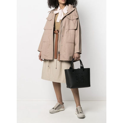 LOEWE ANAGRAM SMALL LEATHER TOTE BAG