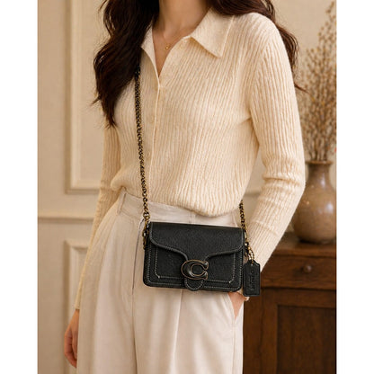 COACH TABBY CHAIN CLUTCH BAG