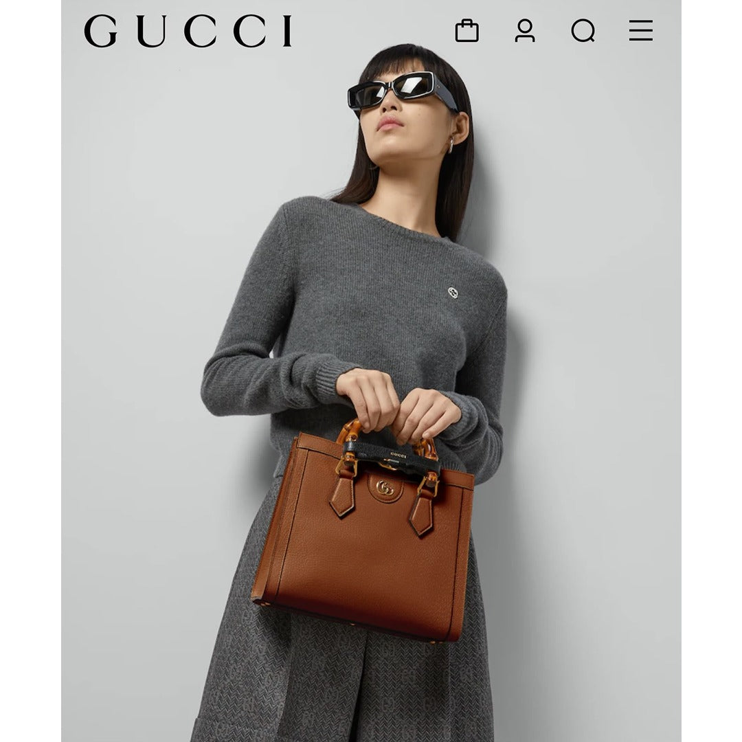 GUCCI DIANA MEDIUM TOTE BAG GG