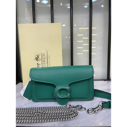 COACH TABBY CHAIN CLUTCH BAG