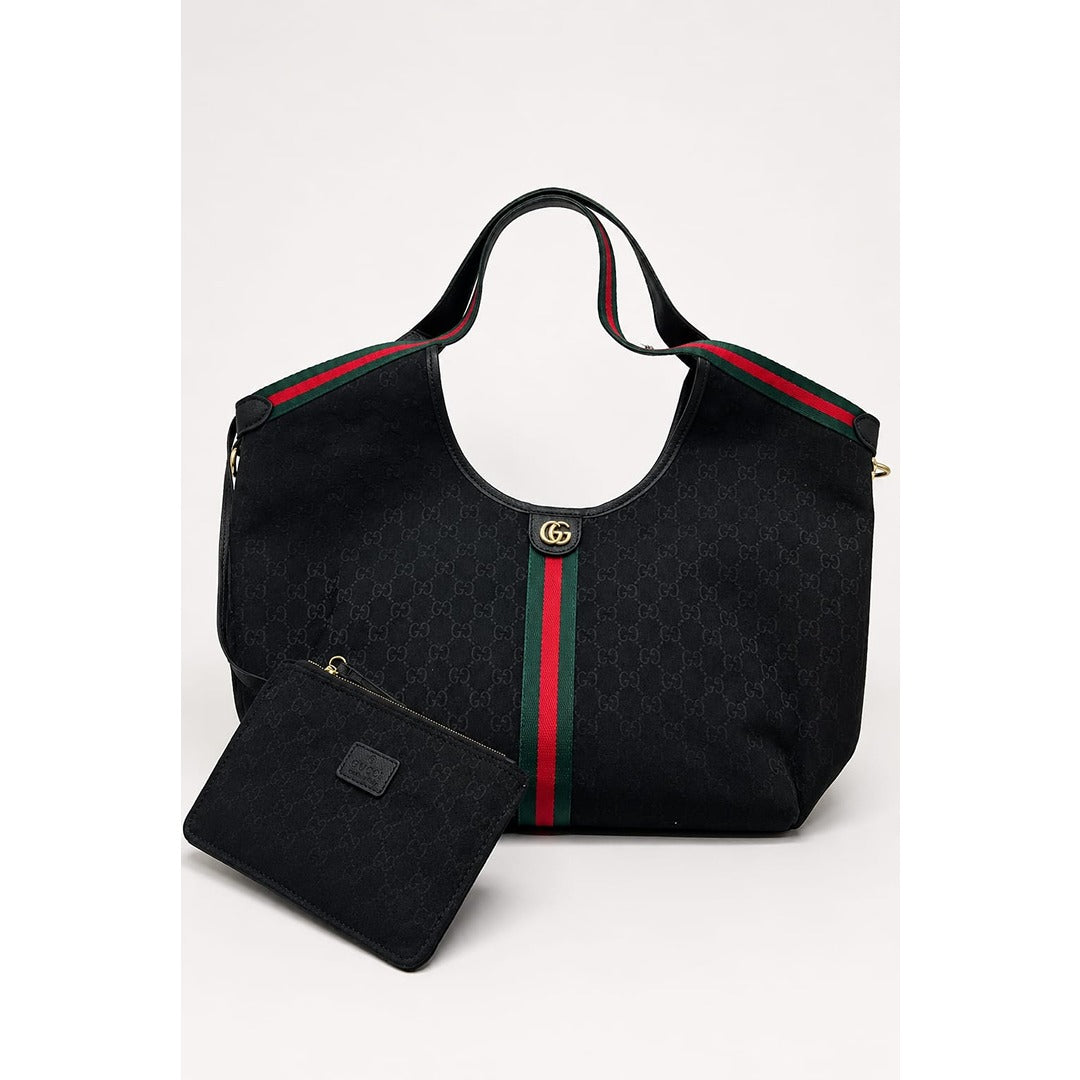 GUCCI GG GIGLIO LARGE SIGNATURE TOTE BAG