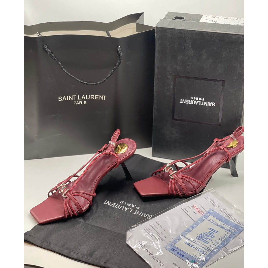 YSL SAINT LAURENT SLINGBACK STILETTO HEEL