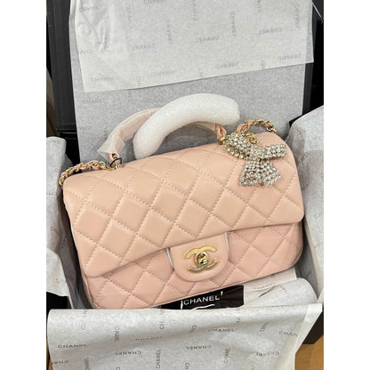 CHANEL MINI RECTANGULAR FLAP TOP HANDLE BAG