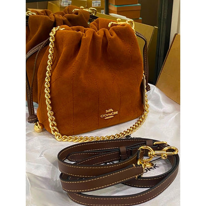 COACH FAYE MINI DRAWSTRING BUCKET BAG
