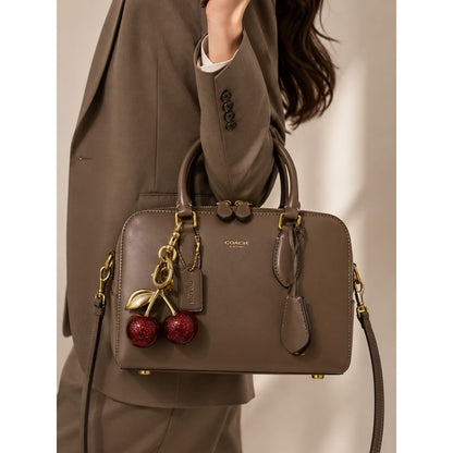 COACH BOWERY SATCHEL 24 HANDBAG WITH CHARM
