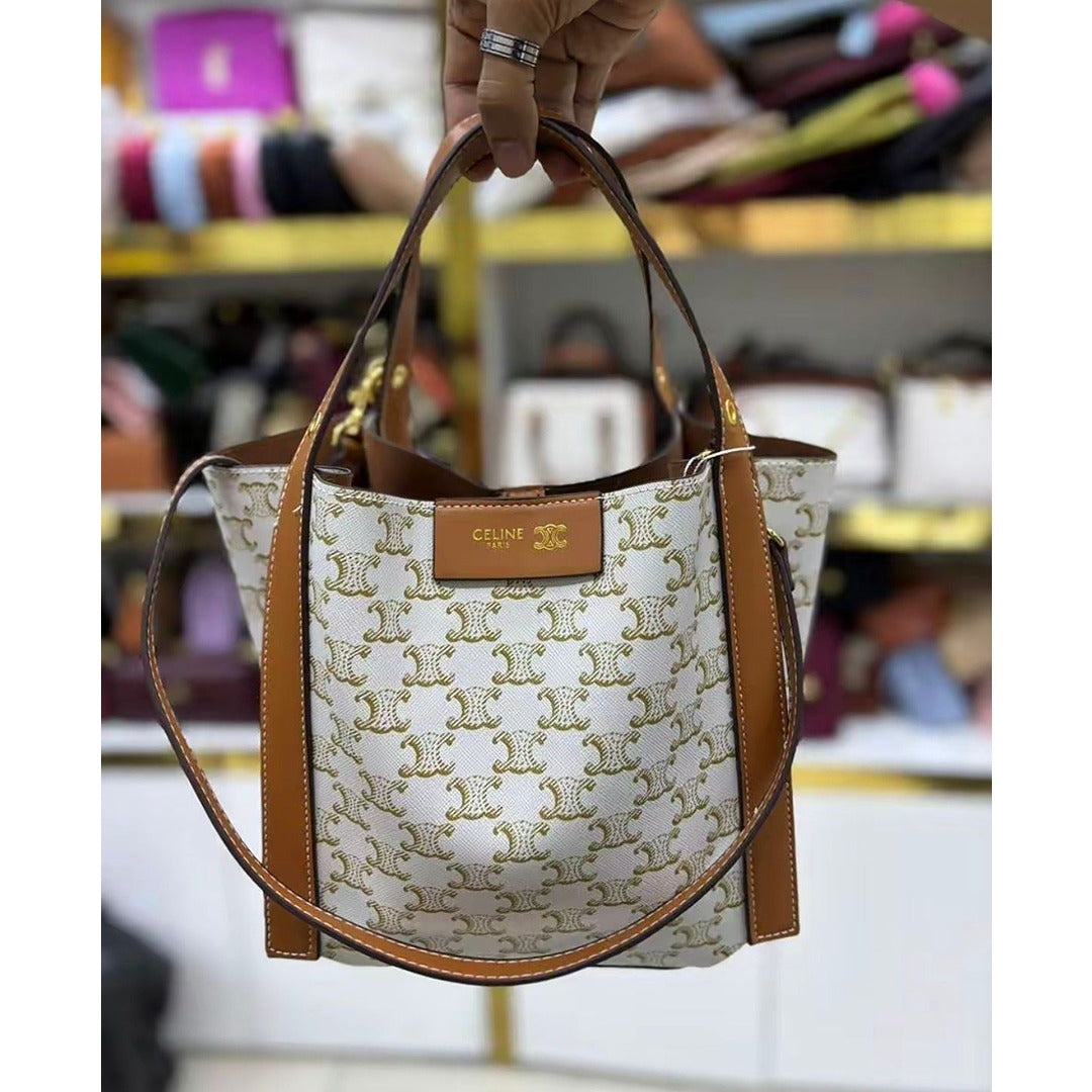 CELINE SMALL CUBE BAG TRIOMPHE CANVAS