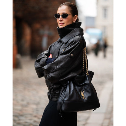 YSL JAMIE MONOGRAM QUILTED TOTE BAG