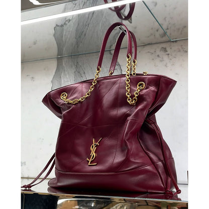 YSL JAMIE MONOGRAM QUILTED TOTE BAG