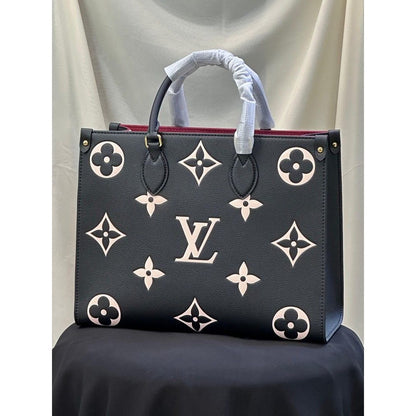 LOUIS VUITTON ONTHEGO EMBOSSED MEDIUM TOTE BAG