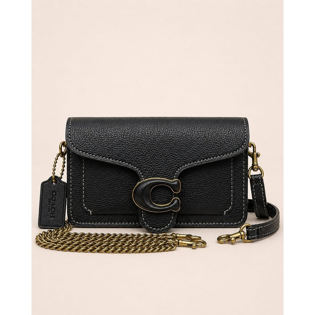 COACH TABBY CHAIN CLUTCH BAG