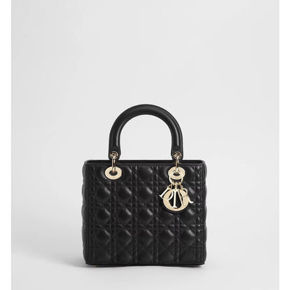 CHRISTIAN LADY DIOR MINI CANNAGE LAMBSKIN