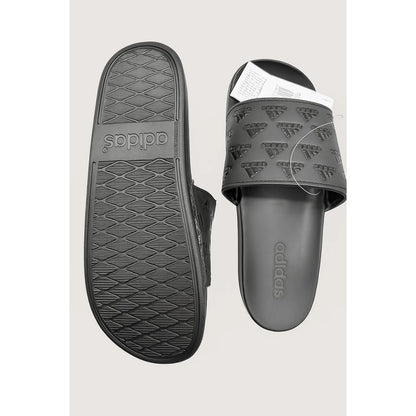 ADIDAS FULL BLACK PRINTED SLIDE (PREMIUM QUALITY)