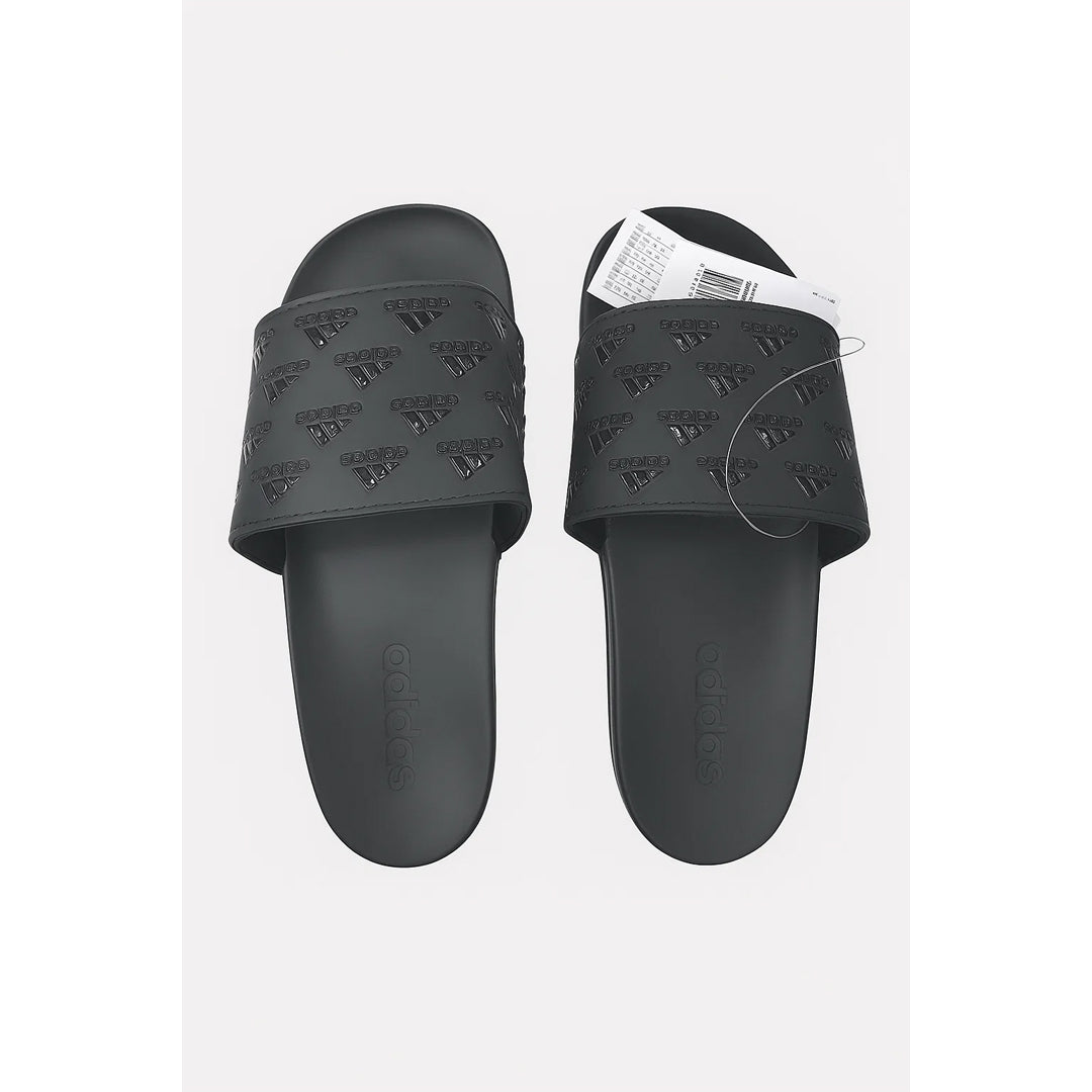 ADIDAS FULL BLACK PRINTED SLIDE (PREMIUM QUALITY)