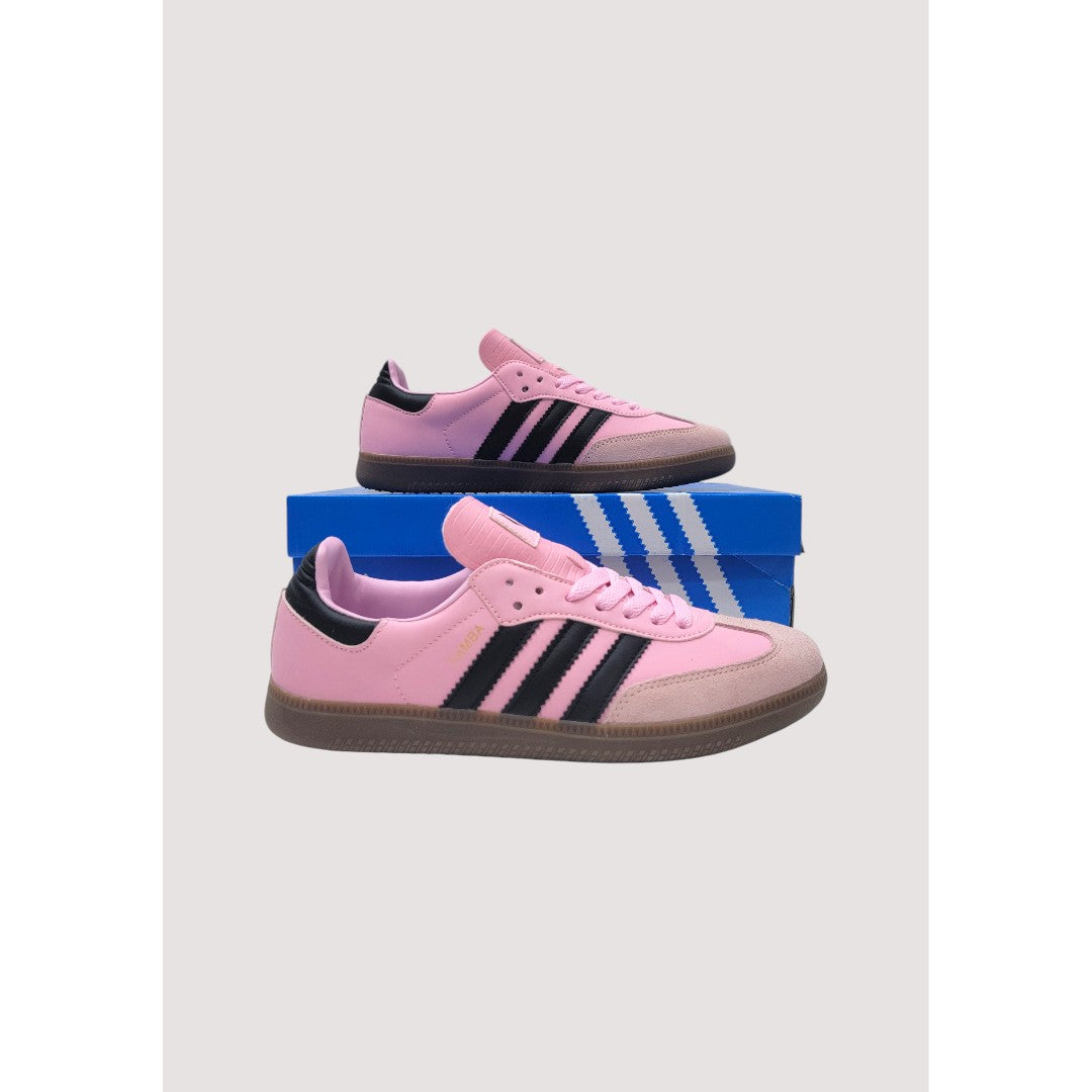 ADIDAS SAMBA X MEESI INTER MIAMI PINK BLACK SHOES