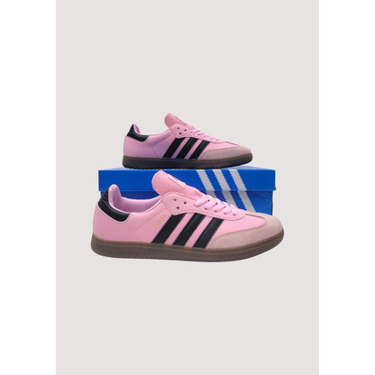 ADIDAS SAMBA X MEESI INTER MIAMI PINK BLACK SHOES