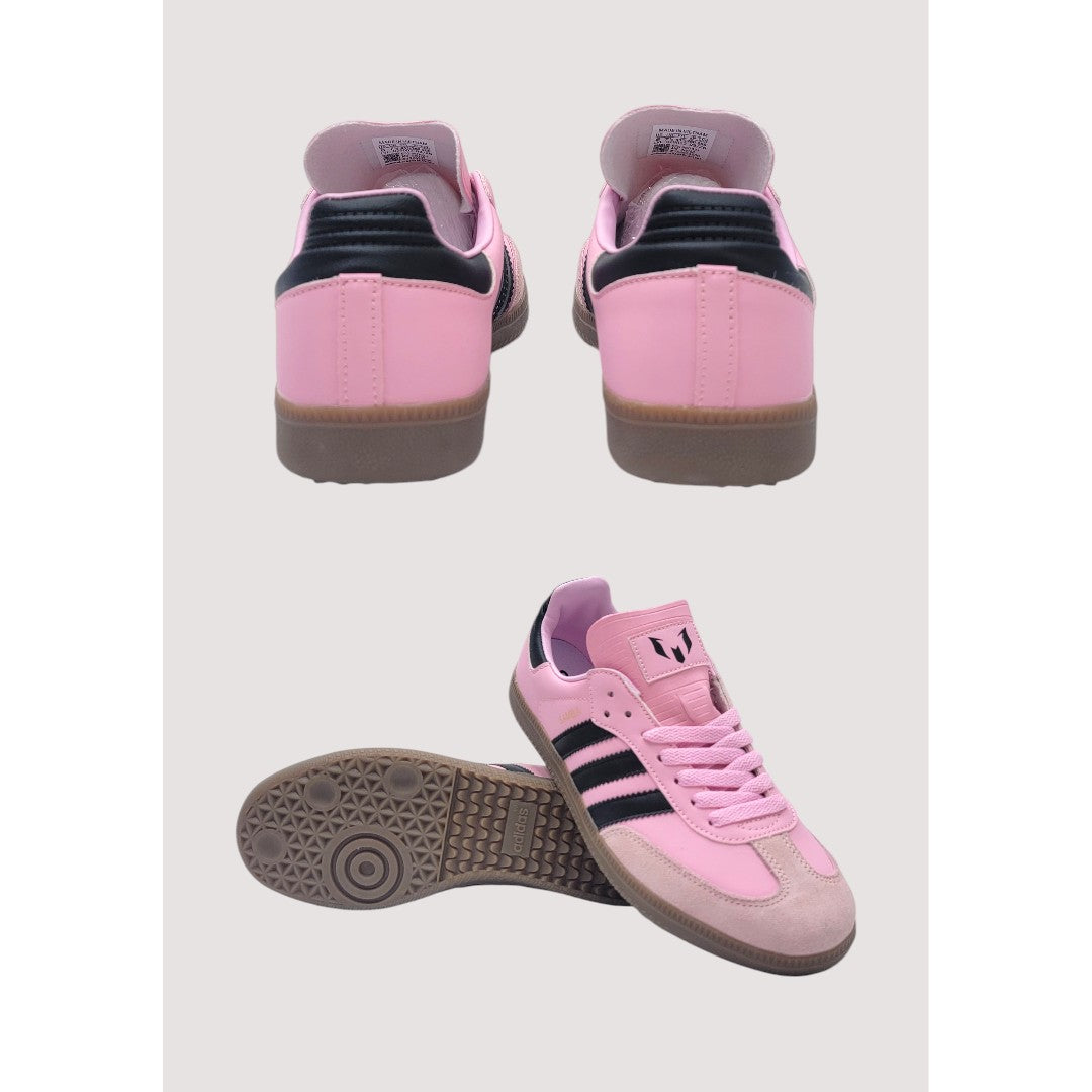 ADIDAS SAMBA X MEESI INTER MIAMI PINK BLACK SHOES
