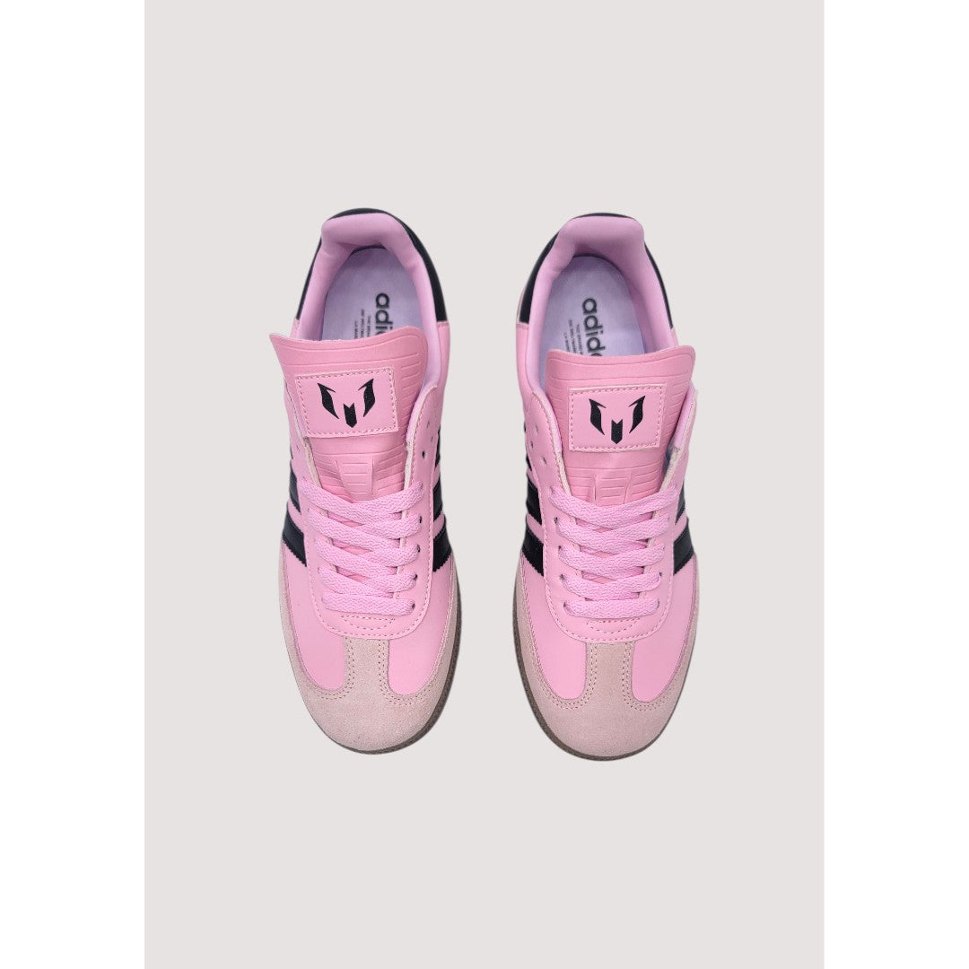 ADIDAS SAMBA X MEESI INTER MIAMI PINK BLACK SHOES