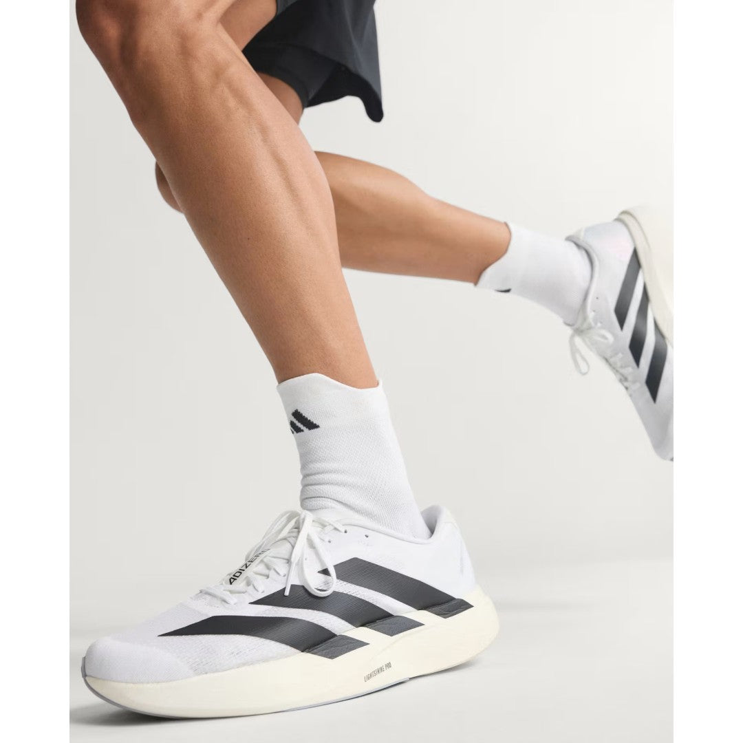 ADIZERO EVO SL GREY BLACK MEDICATED LIGHTWEIGHT SHOES
