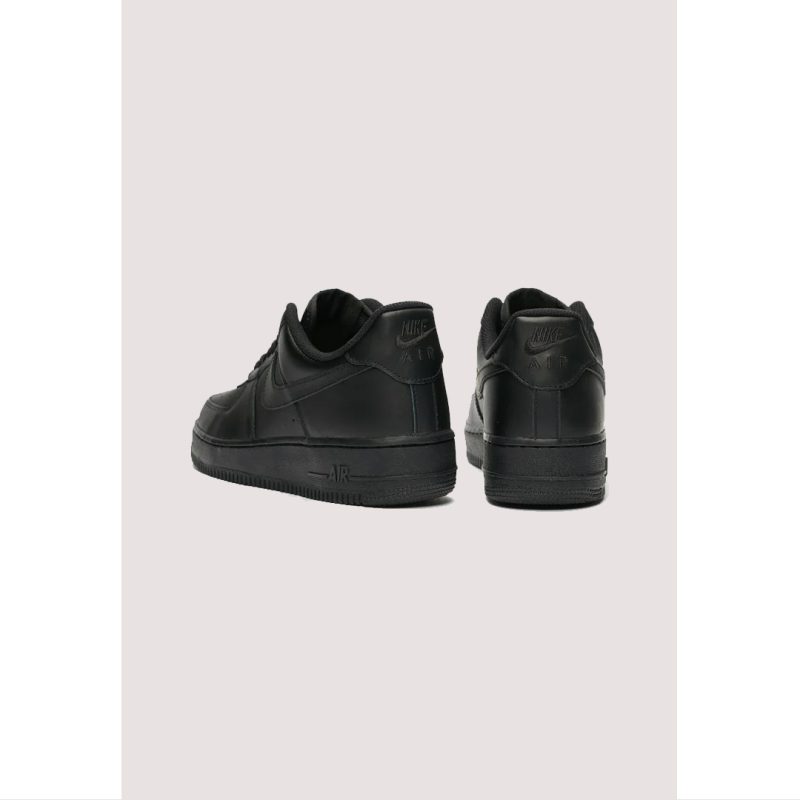 NIKE AIR FORCE-1 FLAX ALL BLACK
