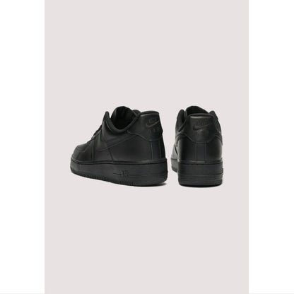 NIKE AIR FORCE-1 FLAX ALL BLACK