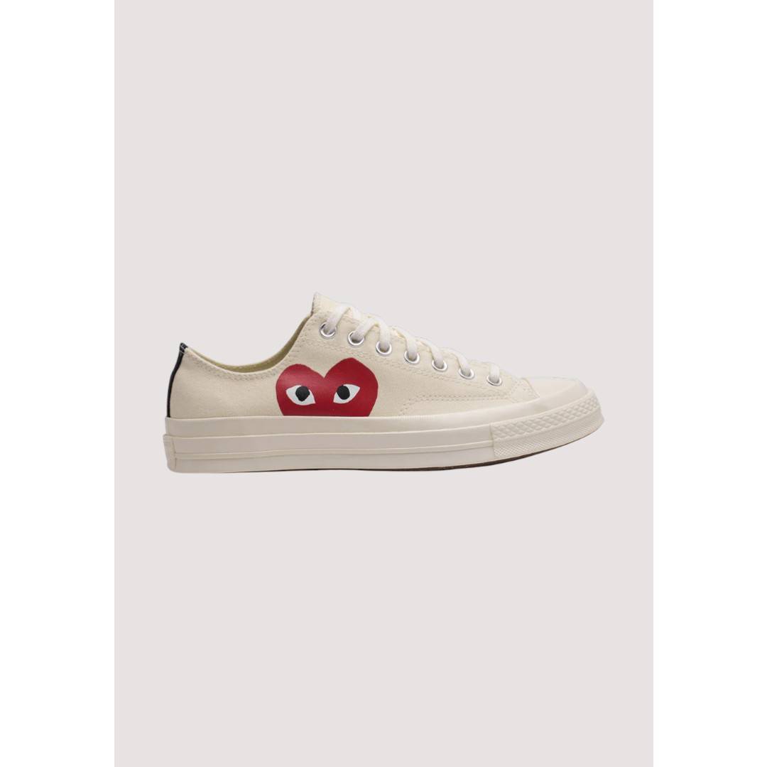 CONVERSE CHUCK TAYLOR 70’s ALL STAR LOW CDG PLAY WHITE