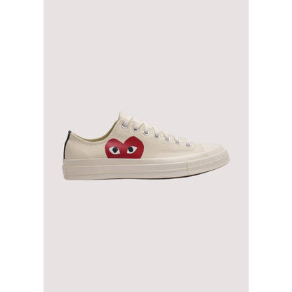 CONVERSE CHUCK TAYLOR 70’s ALL STAR LOW CDG PLAY WHITE