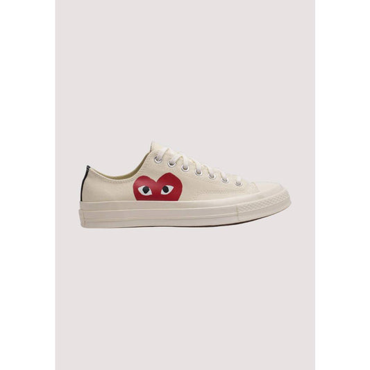 CONVERSE CHUCK TAYLOR 70’s ALL STAR LOW CDG PLAY WHITE