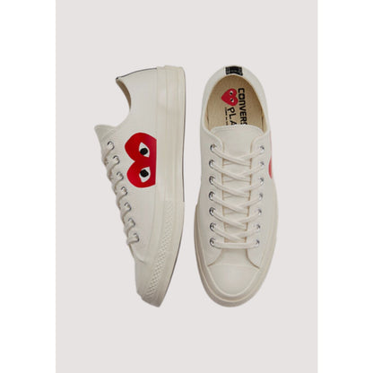 CONVERSE CHUCK TAYLOR 70’s ALL STAR LOW CDG PLAY WHITE