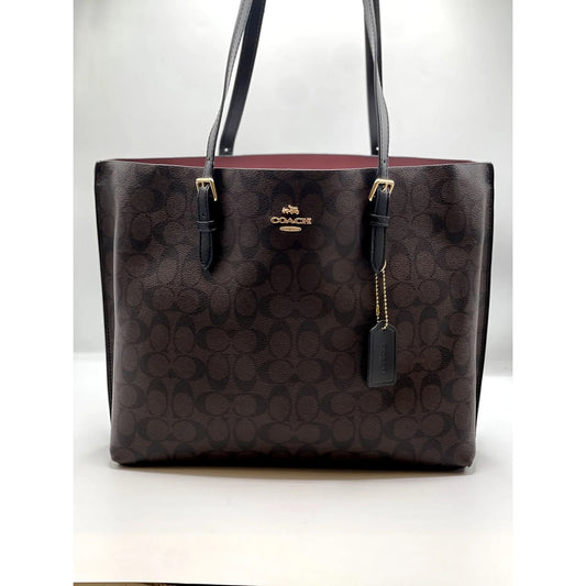 OACH MOLLIE GRAND TOTE SIGNATURE CANVAS