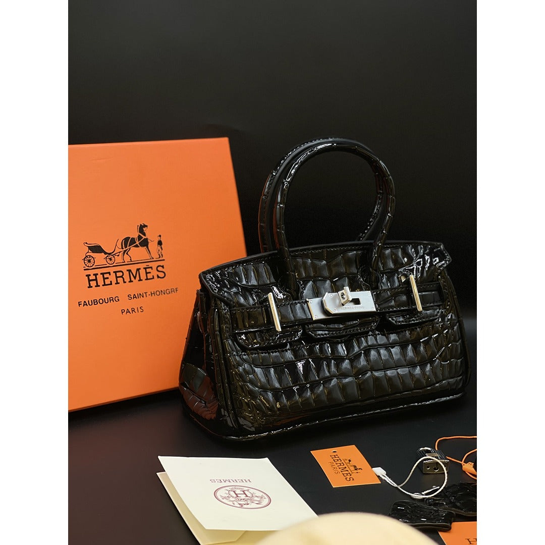 HERMES CROCODILE HANDBAG