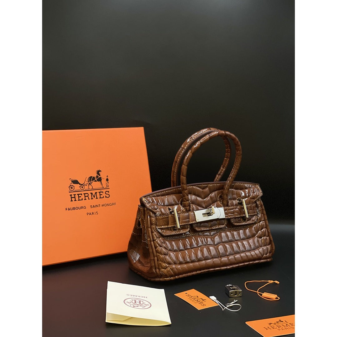 HERMES CROCODILE HANDBAG