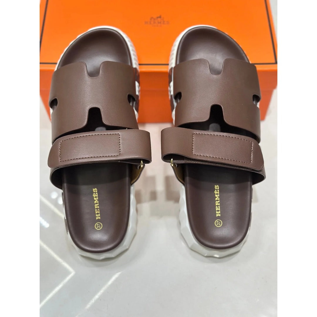 HERMES CHYPRE COFFEE MEDICATED SANDAL