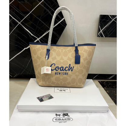 COACH CITY TOTE SIGNATURE CANVAS BAG