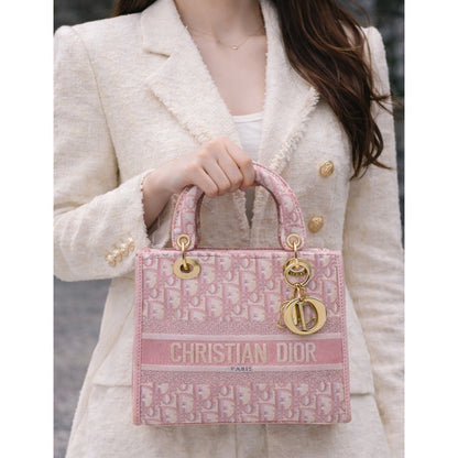 CHRISTIAN DIOR LADY D LITE SIGNATURE BAG