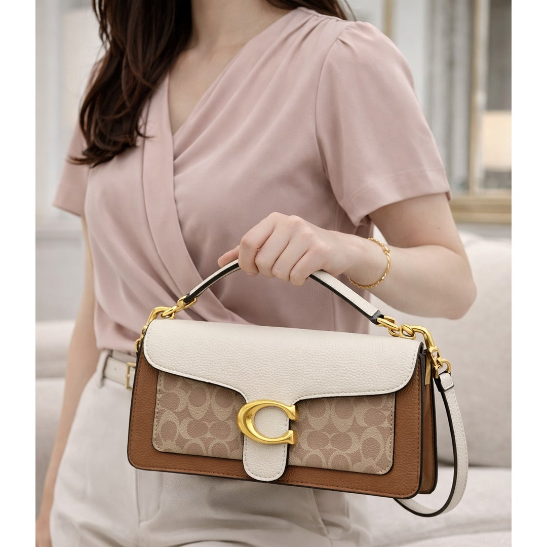 COACH TABBY SHOULDER BAG SIGNATURE CANVAS