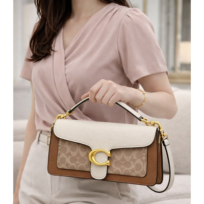 COACH TABBY SHOULDER BAG SIGNATURE CANVAS