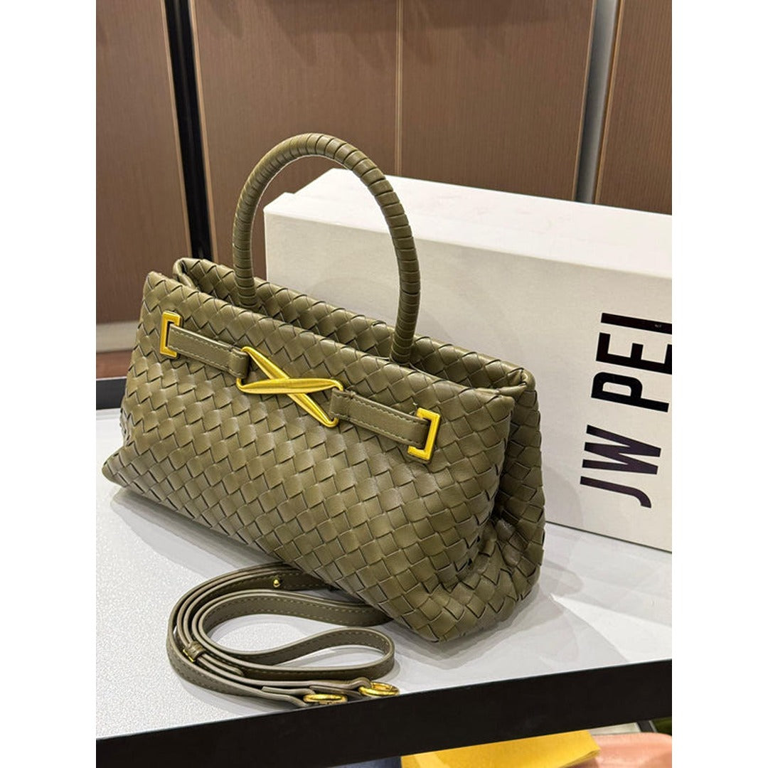 JW PEI ELORA WOVEN TOTE HANDBAG