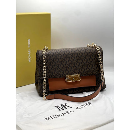MICHAEL KORS CECE MEDIUM LOGO SHOULDER BAG