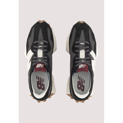 NEW BALANCE 327 BLACK-WHITE AND MINERAL RED