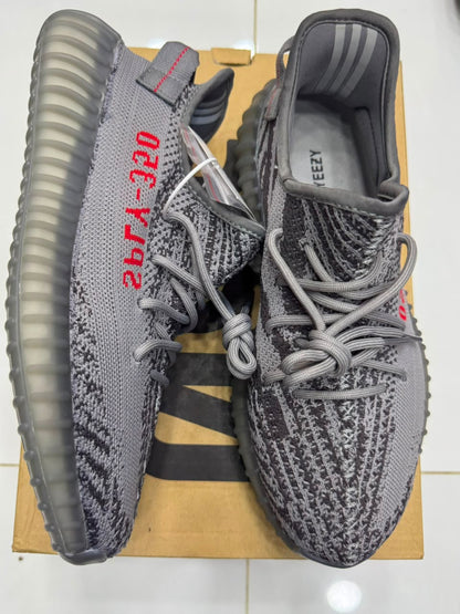 ADI YEEZY BOOST GREY RED