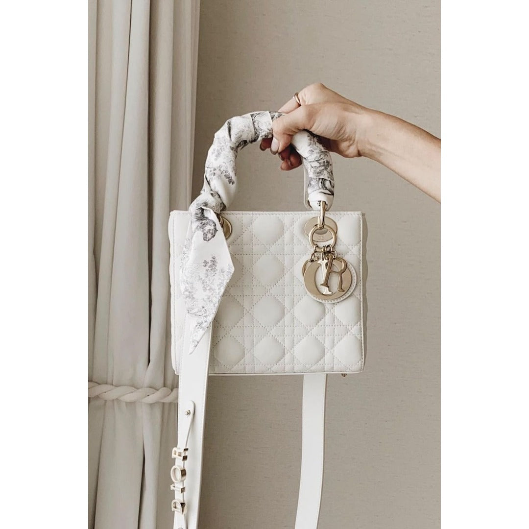 CHRISTIAN LADY DIOR MINI CANNAGE LAMBSKIN