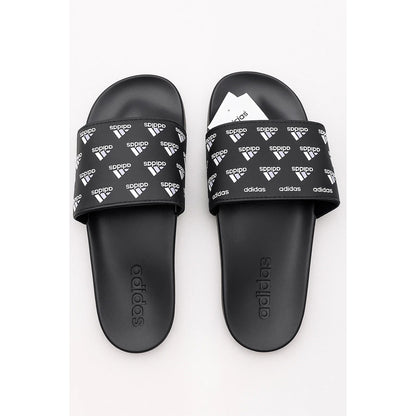 ADIDAS BLACK-WHITE PRINTED SLIDE (PREMIUM QUALITY)